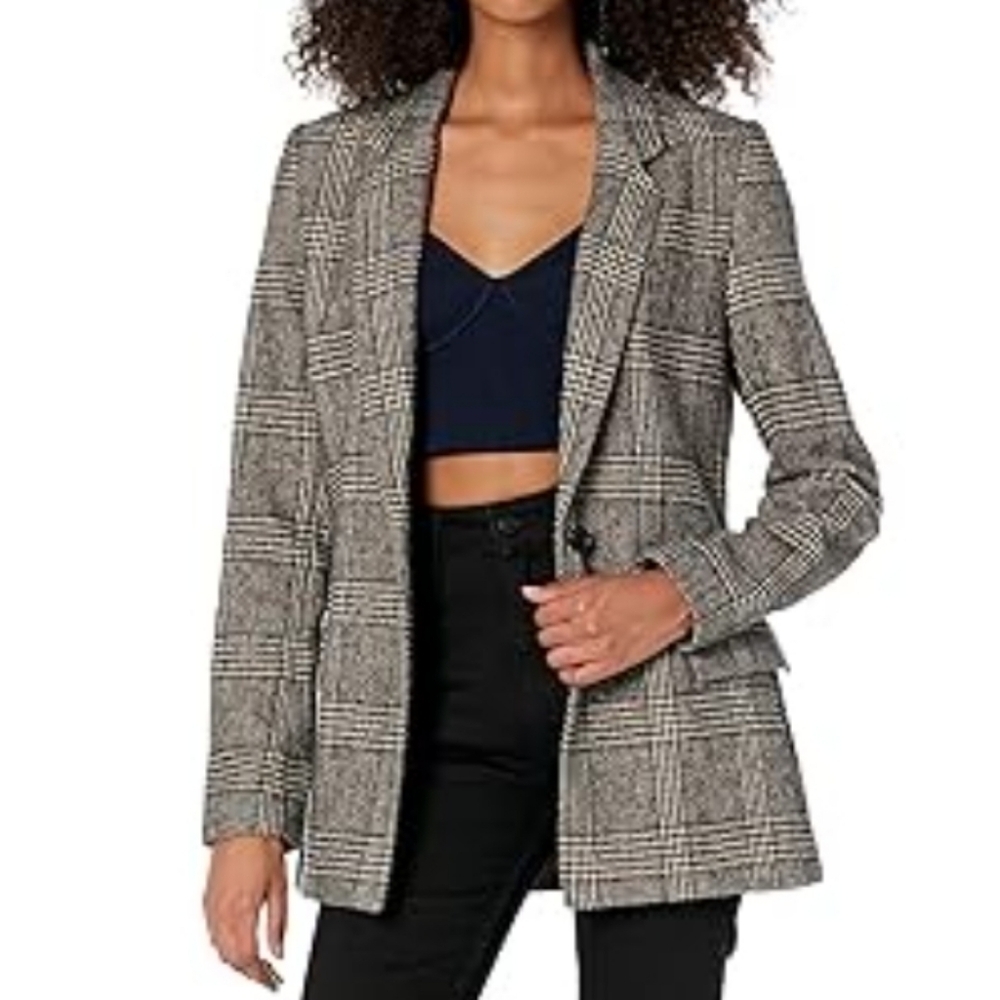 Women's The Drop Plaid Blazer size medium